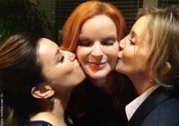 Ева, Фелисити и Марша...някой не липсва ли? Снимка: Twitter