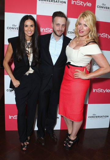 Първата поява на Деми Мур след излизането ѝ от клиника. Снимка: Getty Images