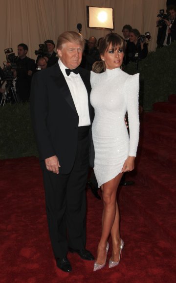 Доналд Тръмп със съпругата си Мелания; Снимка: Reuters