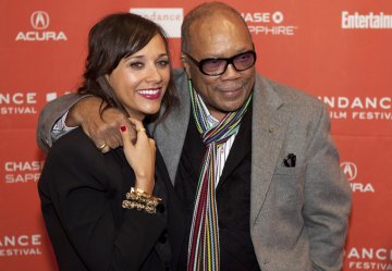 Рашида и Куинси Джоунс; Снимка: Reuters