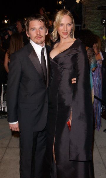 Ума и Итън през 2001 г.;Снимка: Getty Images