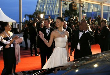 Камила Мороне на премиерата на филма "Едно време в Холивуд" в Кан. Снимка: Reuters