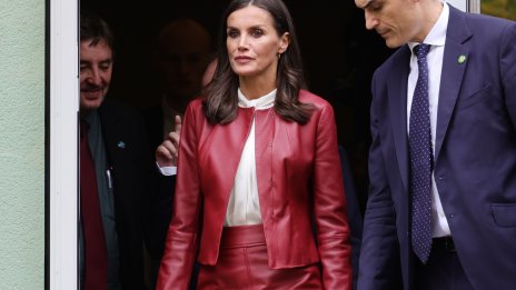 Кожената пола – основна част от есенно-зимния гардероб на звездите