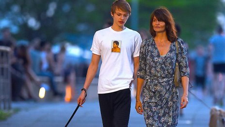 Хелена Кристенсен и синът ѝ Мингус приличат на брат и сестра