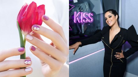 Пролетен маникюр: Камила Кабейо с многоцветна идея
