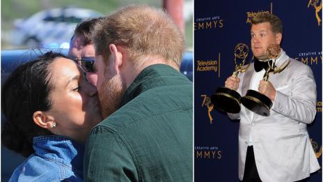 Джеймс Кордън се пошегува с Меган и Хари