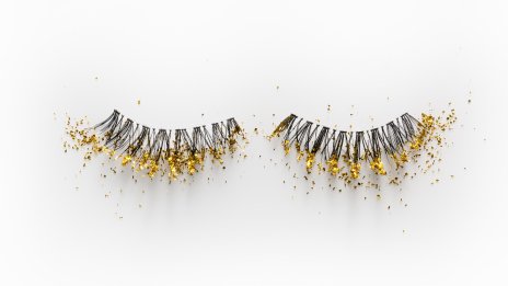 Спирала с брокат – допълнение към вашия зимен грим 