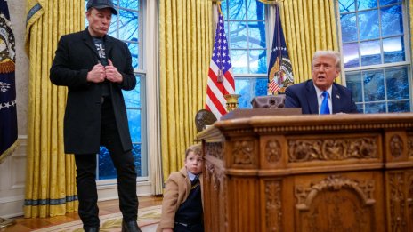 Малкият син на Илон Мъск превзе Овалния кабинет