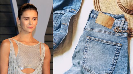 Нина Добрев показа как носи двоен деним