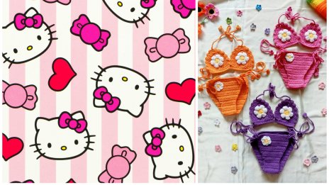 Плетени бански Hello Kitty – тренд за лятото