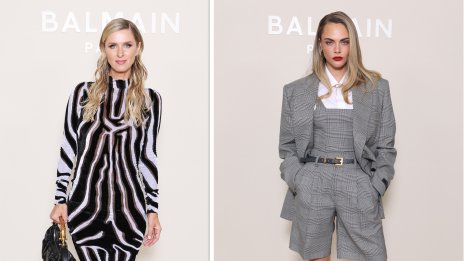 Кара Делевин и Ники Хилтън впечатлиха на ревюто на Balmain на Седмицата на модата в Париж