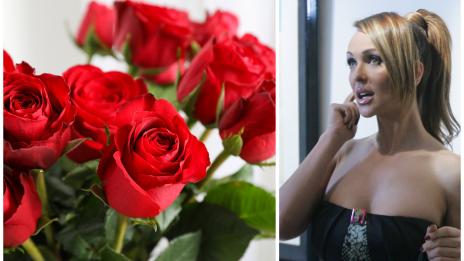 Обсипаха Глория с цветя за рождения й ден