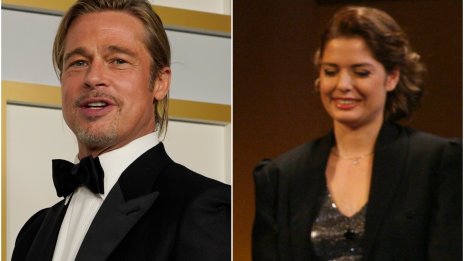 Алекс Сърчаджиева се снима с Брад Пит в Лондон