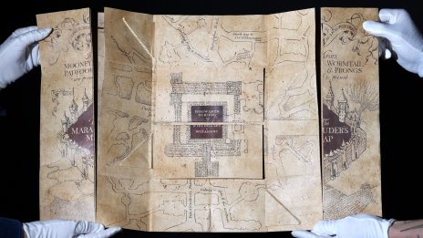 Хитроумната карта от „Хари Потър“ се продаде за рекордна сума