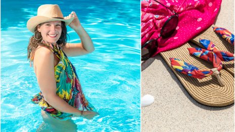 Лятна мода – заменете горнището на банския с шал 