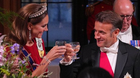 Манюел Макрон намигна на Кейт Мидълтън