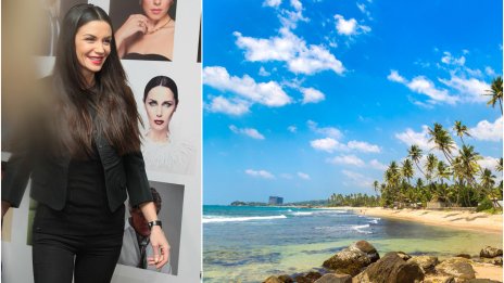 Диляна Попова посрещна 8 март в Шри Ланка 