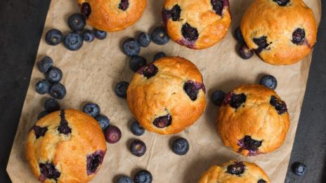 Как да приготвите: Мъфини с боровинки