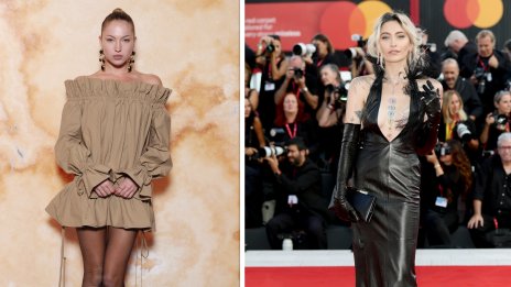 Красота и стил – Лила Мос и Парис Джексън с елегантни рокли в Барселона