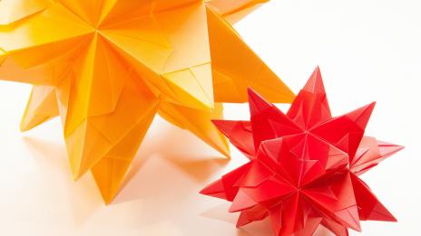 Твори с Tialoto: Коледна звезда от хартия