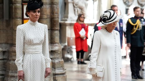 Единен фронт – Кейт Мидълтън и кралица Камила с допълващи се тоалети