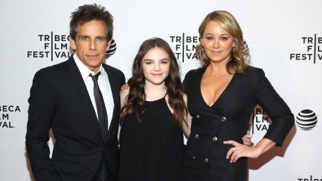 Семейна вечер – Бен Стилър и Кристин Тейлър с 22-годишната си дъщеря Ела