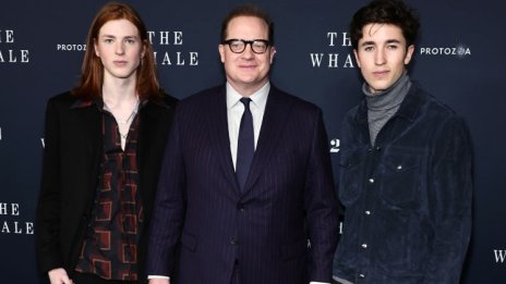 Брендън Фрейзър мина по червения килим с двамата си красиви синове