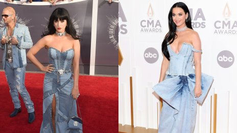 Кейти Пери с любимия деним на червения килим