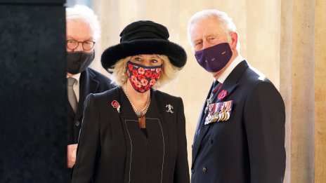 Коледната картичка на Чарлз и Камила – пандемична, но с чувство за хумор