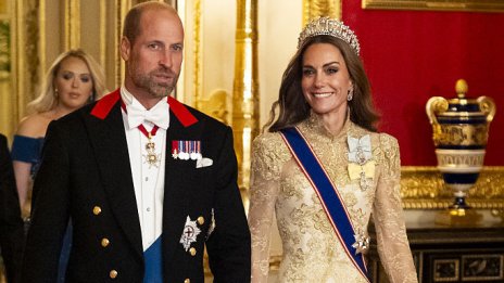 Принц Уилям и принцеса Кейт бяха водещи на бляскавия държавен банкет в чест на Тръмп