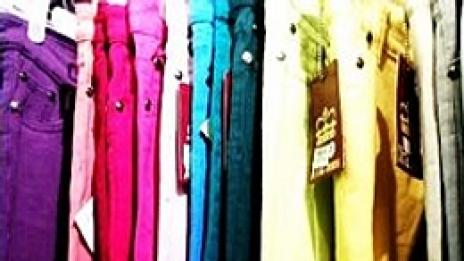 Бонбонен завършек за дънките напролет