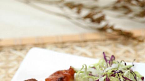 Рибени шишчета с подправки