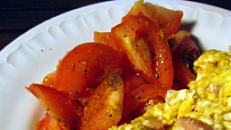 Бъркани яйца с дробчета