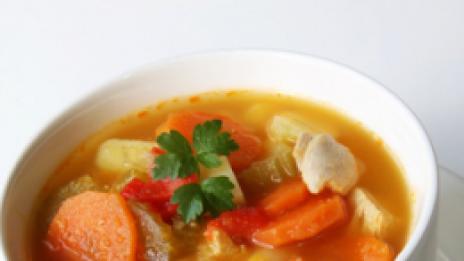 Просто пилешки бульон