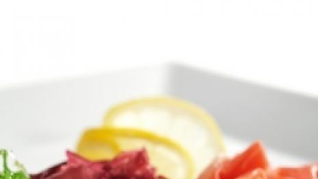 Нигири с пушена сьомга