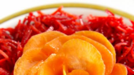 Розова салата с цвекло