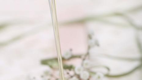 За коса с блясък