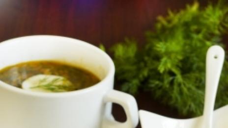 Спаначена супа с картофи