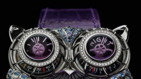 Бухал с часовников механизъм