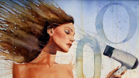 Еротика, нарисувана с вино