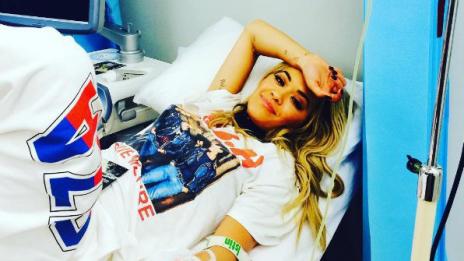 Рита Ора влезе в болница