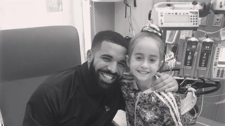 Дрейк изненада болно момиченце