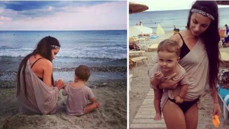 Диляна Попова с Борил на море