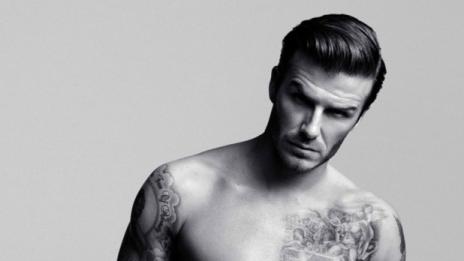 Дейвид Бекъм още свиква да се гледа по бельо на билбордове