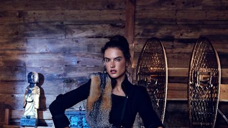 Зимна феерия с Алесандра Амброзио