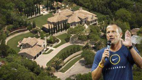 Посраменият Ланс Армстронг се разделя с имението си