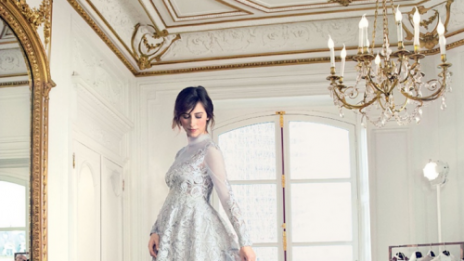 Вижте роклята на булката на Бенедикт Къмбърбач