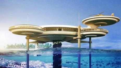 Water Discus - хотелът под вода в Дубай