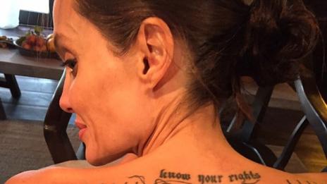 Странни татуировки – причината за раздялата на Бранджелина?