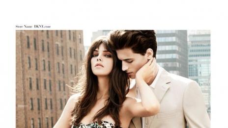 Ашли Грийн засне спираща кръвта фотосесия за DKNY